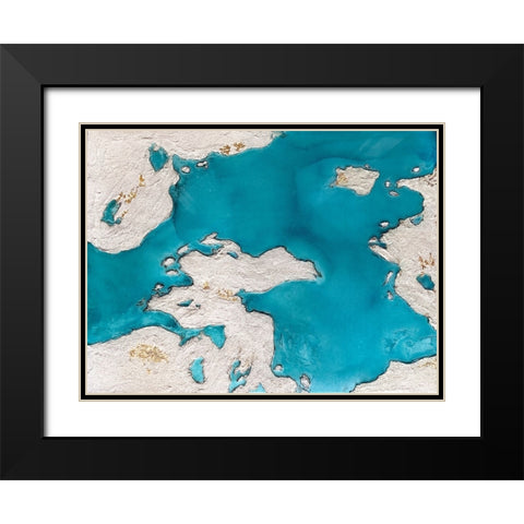 Pugetsound Std Black Modern Wood Framed Art Print with Double Matting by Storms, Alyson