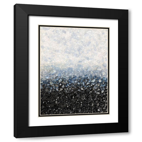 Smoky Blue Crystal Black Modern Wood Framed Art Print with Double Matting by Storms, Alyson