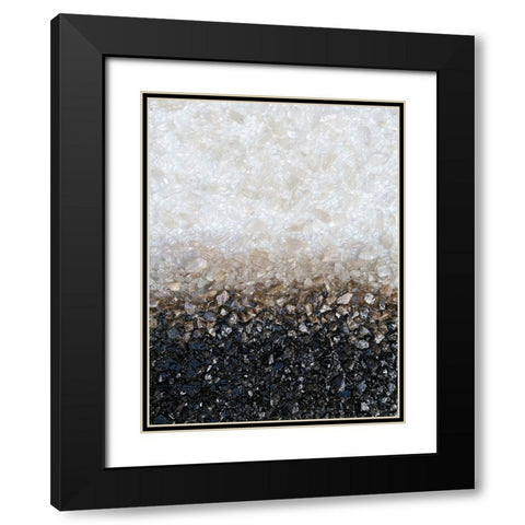 Smoky Crystal Black Modern Wood Framed Art Print with Double Matting by Storms, Alyson