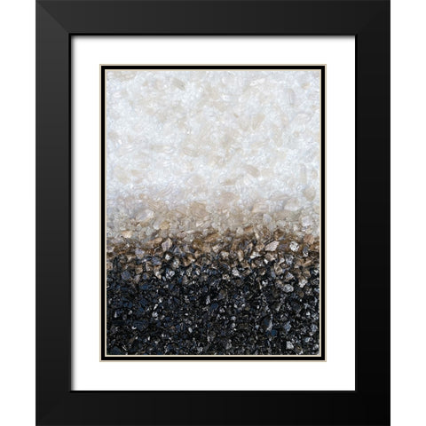 Smoky Crystal Black Modern Wood Framed Art Print with Double Matting by Storms, Alyson