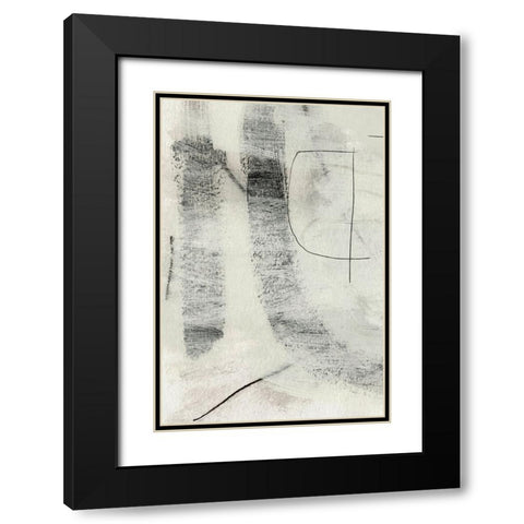 Real No1 Black Modern Wood Framed Art Print with Double Matting by Hobday, Dan