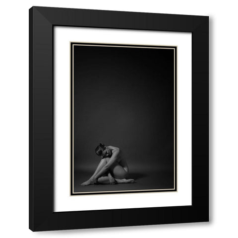 Meredith Black Modern Wood Framed Art Print with Double Matting by EC Photography