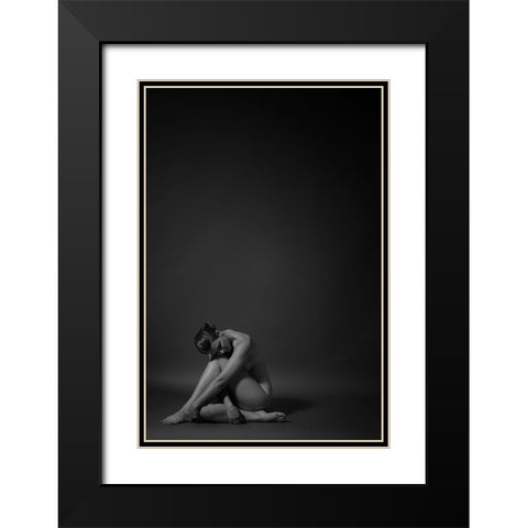 Meredith Black Modern Wood Framed Art Print with Double Matting by EC Photography