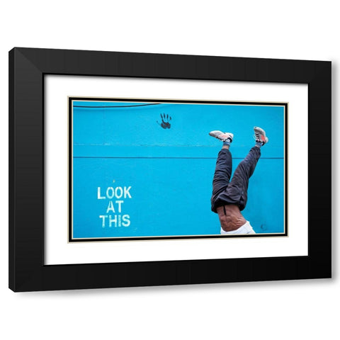 Look At This Black Modern Wood Framed Art Print with Double Matting by Wride, Linda
