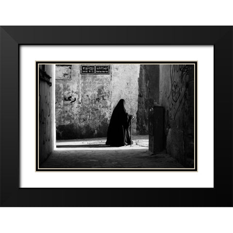 S4 E1/ 13 St. Black Modern Wood Framed Art Print with Double Matting by A. Al Traifi, Zuhair
