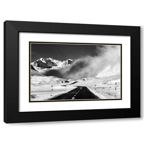 Venturing Into The Unknown Black Modern Wood Framed Art Print with Double Matting by Costanzo, Alfredo
