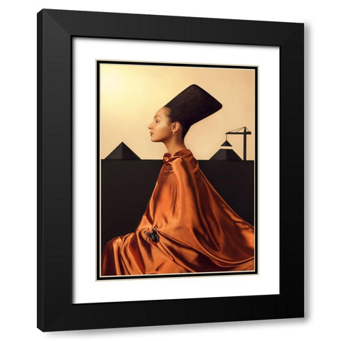 Construction Black Modern Wood Framed Art Print with Double Matting by Smirnov, Sergei