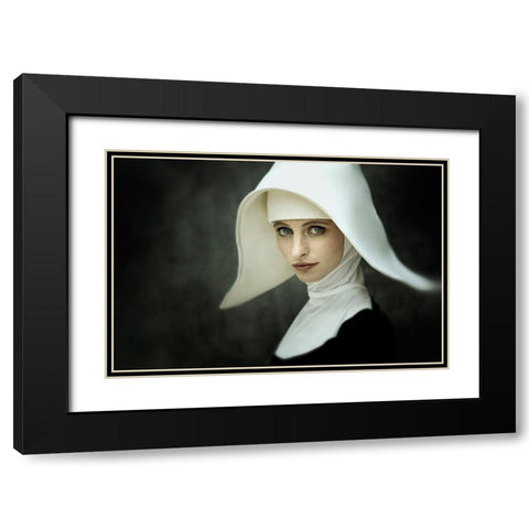 Untitled Black Modern Wood Framed Art Print with Double Matting by kenp