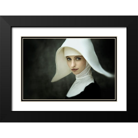 Untitled Black Modern Wood Framed Art Print with Double Matting by kenp
