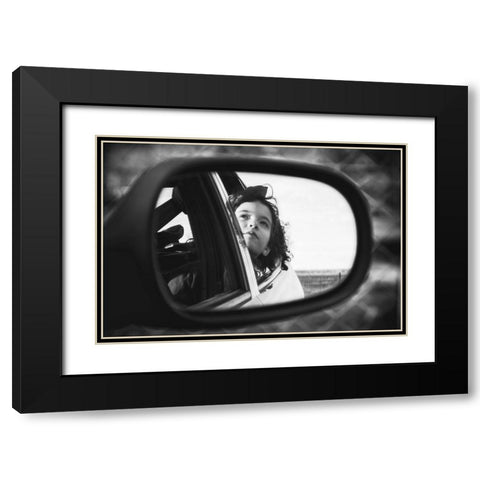 A Wild Desire Black Modern Wood Framed Art Print with Double Matting by Mexia, Laura