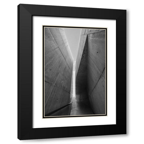 Between Two Worlds Black Modern Wood Framed Art Print with Double Matting by P Neto, Filipe