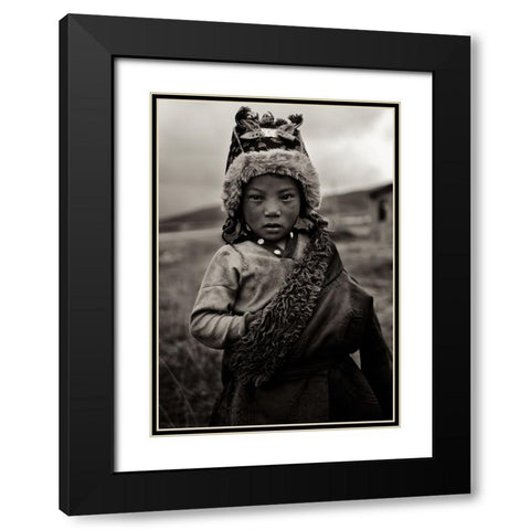 The Little Prince Black Modern Wood Framed Art Print with Double Matting by Marino, Nicolas