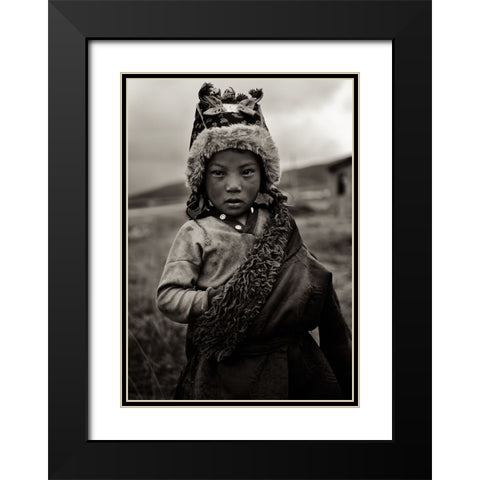 The Little Prince Black Modern Wood Framed Art Print with Double Matting by Marino, Nicolas