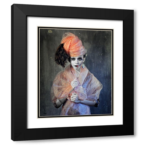 The Witch Black Modern Wood Framed Art Print with Double Matting by Salim-Bhayangkara, M.