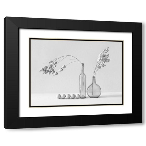 .....~Ii~ Black Modern Wood Framed Art Print with Double Matting by Lazarov, Dimitar