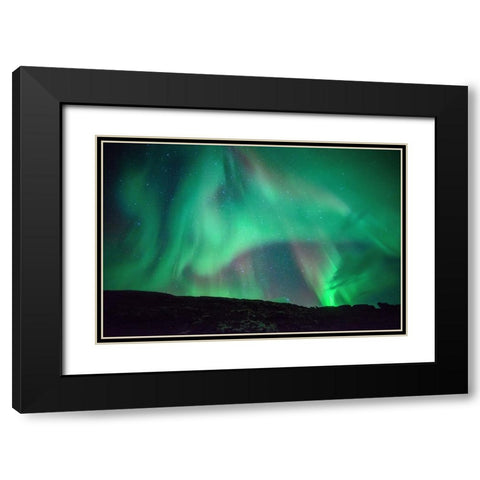 Dancing Black Modern Wood Framed Art Print with Double Matting by Chantaravisoot, Naphat