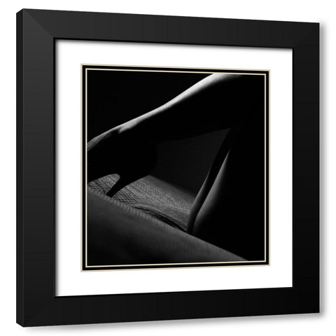 Tokyo Sonata Black Modern Wood Framed Art Print with Double Matting by Schottstaedt, Erik