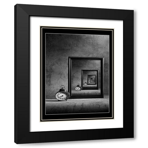 The Eternity Black Modern Wood Framed Art Print with Double Matting by Ivanova, Victoria