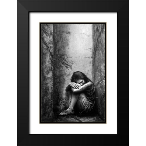 Life Goes On Black Modern Wood Framed Art Print with Double Matting by Kisworo, Sebastian