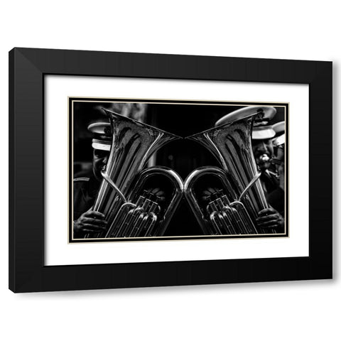 Untitled Black Modern Wood Framed Art Print with Double Matting by nebula