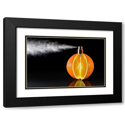 Natural Perfum Black Modern Wood Framed Art Print with Double Matting by M. Garcia, Jesus