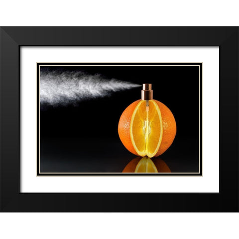 Natural Perfum Black Modern Wood Framed Art Print with Double Matting by M. Garcia, Jesus