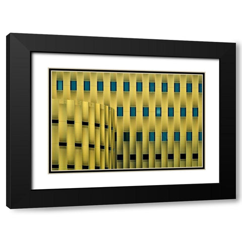 The Cope Black Modern Wood Framed Art Print with Double Matting by Van Maastricht, Henk