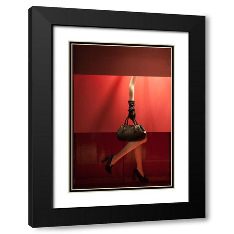 Spending Cuts On Personnel Black Modern Wood Framed Art Print with Double Matting by Perrone, Antonio