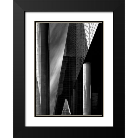 Architecture Is Frozen Music ... (1) Black Modern Wood Framed Art Print with Double Matting by Depaepe, Yvette