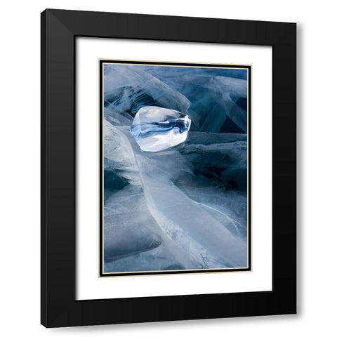 Crystal Black Modern Wood Framed Art Print with Double Matting by Narchuk, Andrey