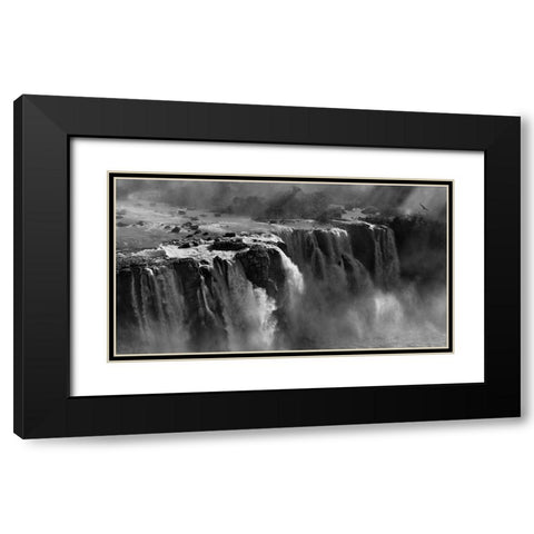 Demonstration Of Power Black Modern Wood Framed Art Print with Double Matting by Zhang, Zan