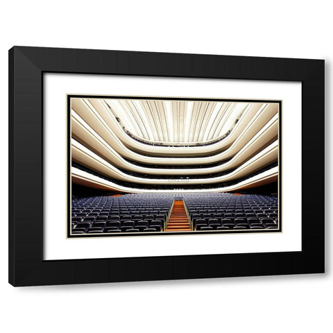 Sala Principal Black Modern Wood Framed Art Print with Double Matting by Fleckenstein, Martin
