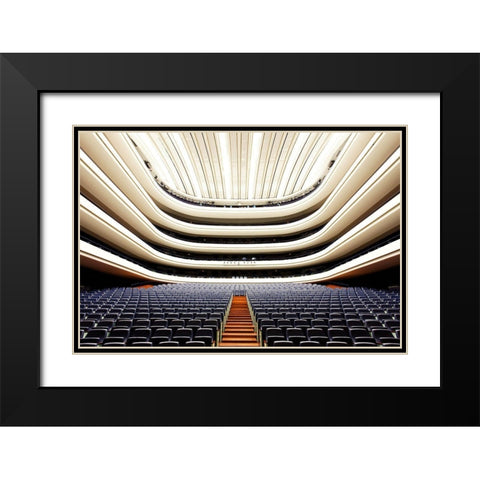 Sala Principal Black Modern Wood Framed Art Print with Double Matting by Fleckenstein, Martin