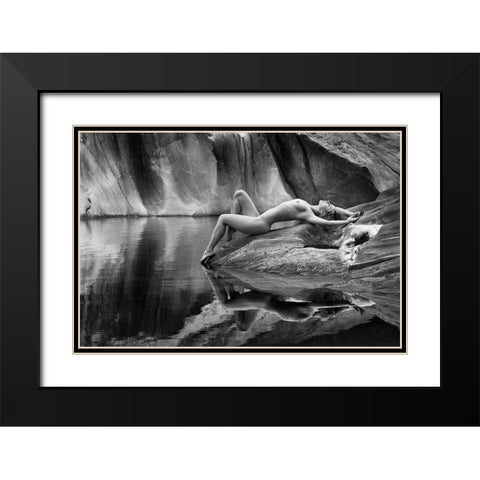Place Of Dreams Black Modern Wood Framed Art Print with Double Matting by Birkhofer, Bruno