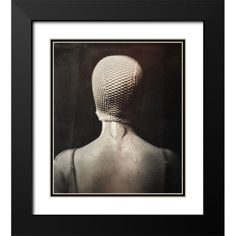 The Wonderful Bath Black Modern Wood Framed Art Print with Double Matting by Droste, Holger