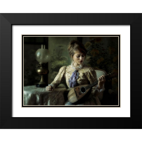 Untitled Black Modern Wood Framed Art Print with Double Matting by kenp