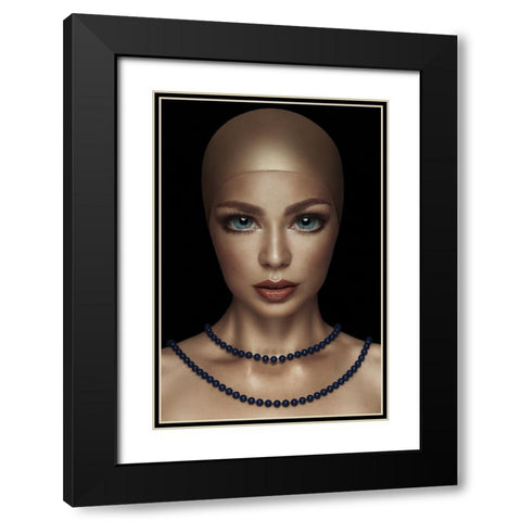 Serial No. 080984 Black Modern Wood Framed Art Print with Double Matting by Katiev, Vladimir