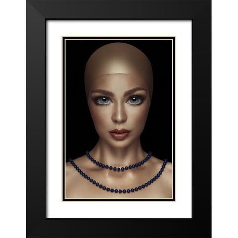 Serial No. 080984 Black Modern Wood Framed Art Print with Double Matting by Katiev, Vladimir