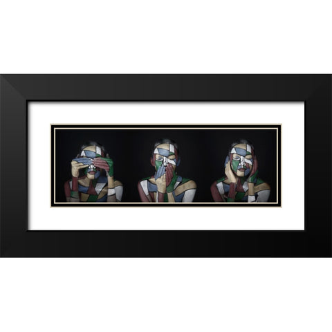 Limitation Black Modern Wood Framed Art Print with Double Matting by Torinno, Gavin