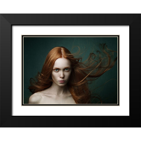 Untitled Black Modern Wood Framed Art Print with Double Matting by Leonidchenko, Sergey