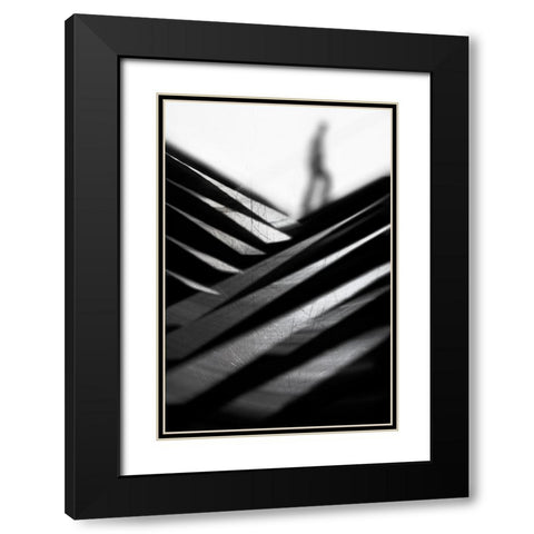 Going Nowhere Fast Black Modern Wood Framed Art Print with Double Matting by Abrantes, Paulo