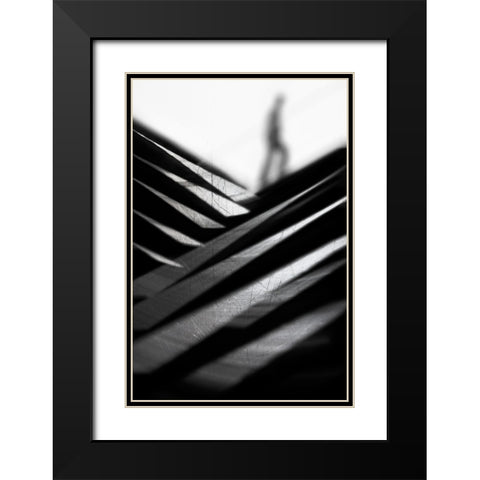 Going Nowhere Fast Black Modern Wood Framed Art Print with Double Matting by Abrantes, Paulo