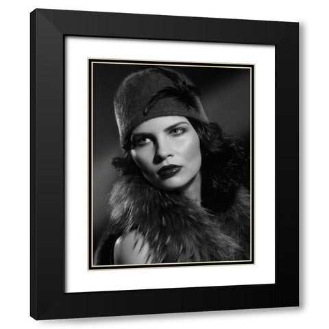 Kata Black Modern Wood Framed Art Print with Double Matting by Kanovits, Gabor