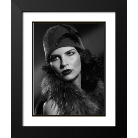 Kata Black Modern Wood Framed Art Print with Double Matting by Kanovits, Gabor