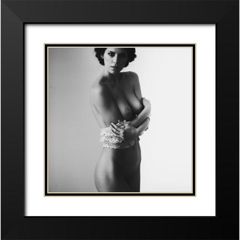 Naked Look Black Modern Wood Framed Art Print with Double Matting by Pereverzov, Alexander