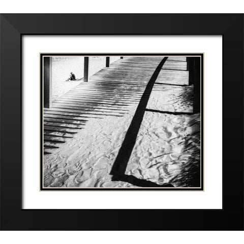 Back In Your Box Black Modern Wood Framed Art Print with Double Matting by Mexia, Laura