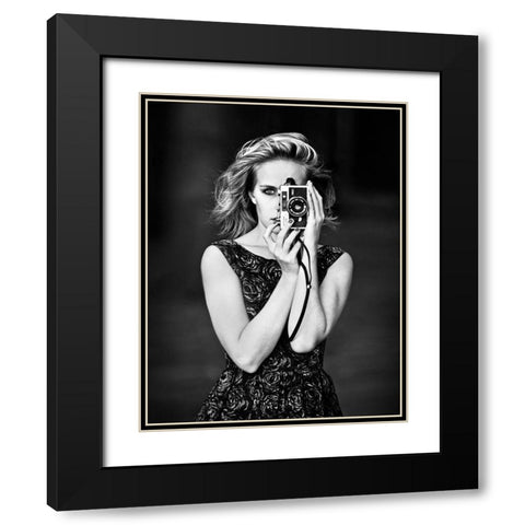Photography Black Modern Wood Framed Art Print with Double Matting by Hur, Lars