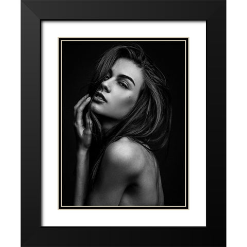 Natural Beauty Black Modern Wood Framed Art Print with Double Matting by Krystynek MQEP, Martin