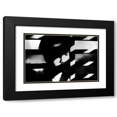 Teen Soul Black Modern Wood Framed Art Print with Double Matting by Dan, Bez
