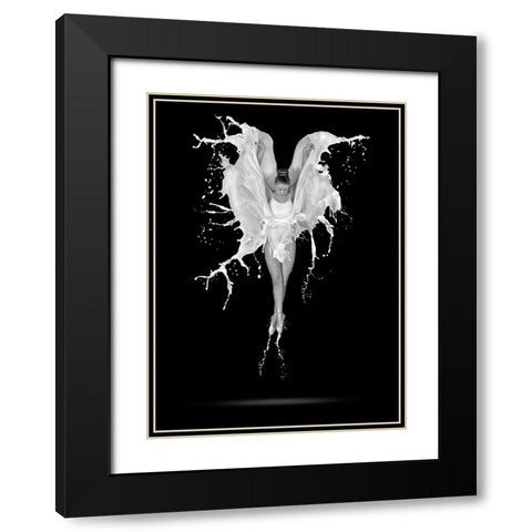 Creme De Le Creme Black Modern Wood Framed Art Print with Double Matting by Pentony MA, Pauline